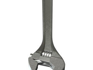 adjustable spanner 3D मॉडल