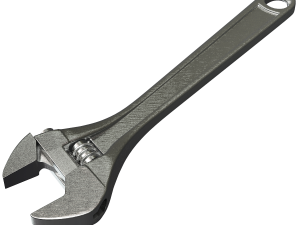 adjustable spanner 3D मॉडल
