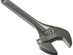 adjustable spanner 3D मॉडल