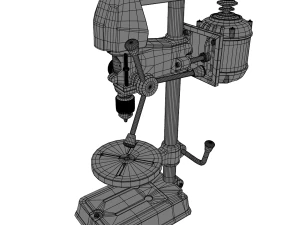 bench drill 3D Model