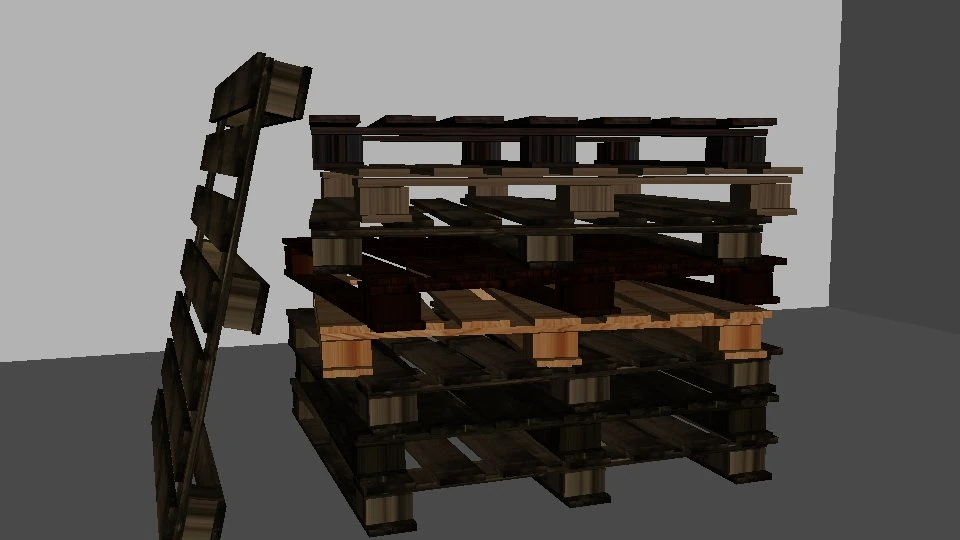 palet sheep wood 3D Model .c4d .max .obj .3ds .fbx .stl .blend 