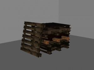 palet sheep wood 3D मॉडल