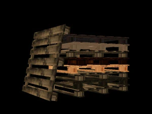 palet sheep wood 3D Model