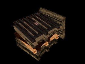 palet sheep wood 3D Model