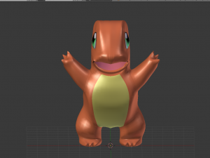 charmander pokemon Modelo 3D