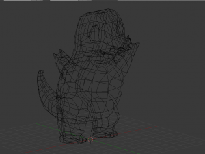 charmander pokemon Modelo 3D