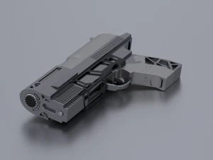 Pistola armata SciFi personalizzata Modello 3D