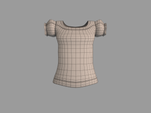 cartoon girl 3Dモデル