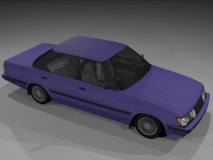 toyota mark 2 3D 모델