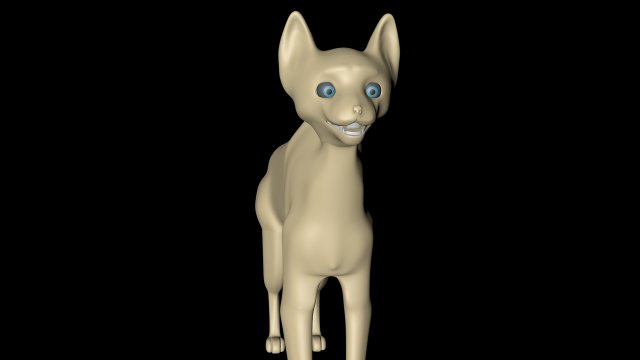 cat tim burton obj cinema 4d cat 3D Model .c4d .max .obj .3ds .fbx .stl .blend 