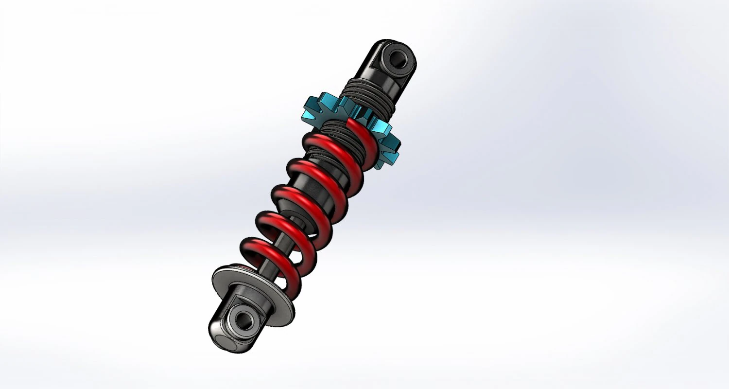 shock absorber 3D Model .c4d .max .obj .3ds .fbx .stl .blend