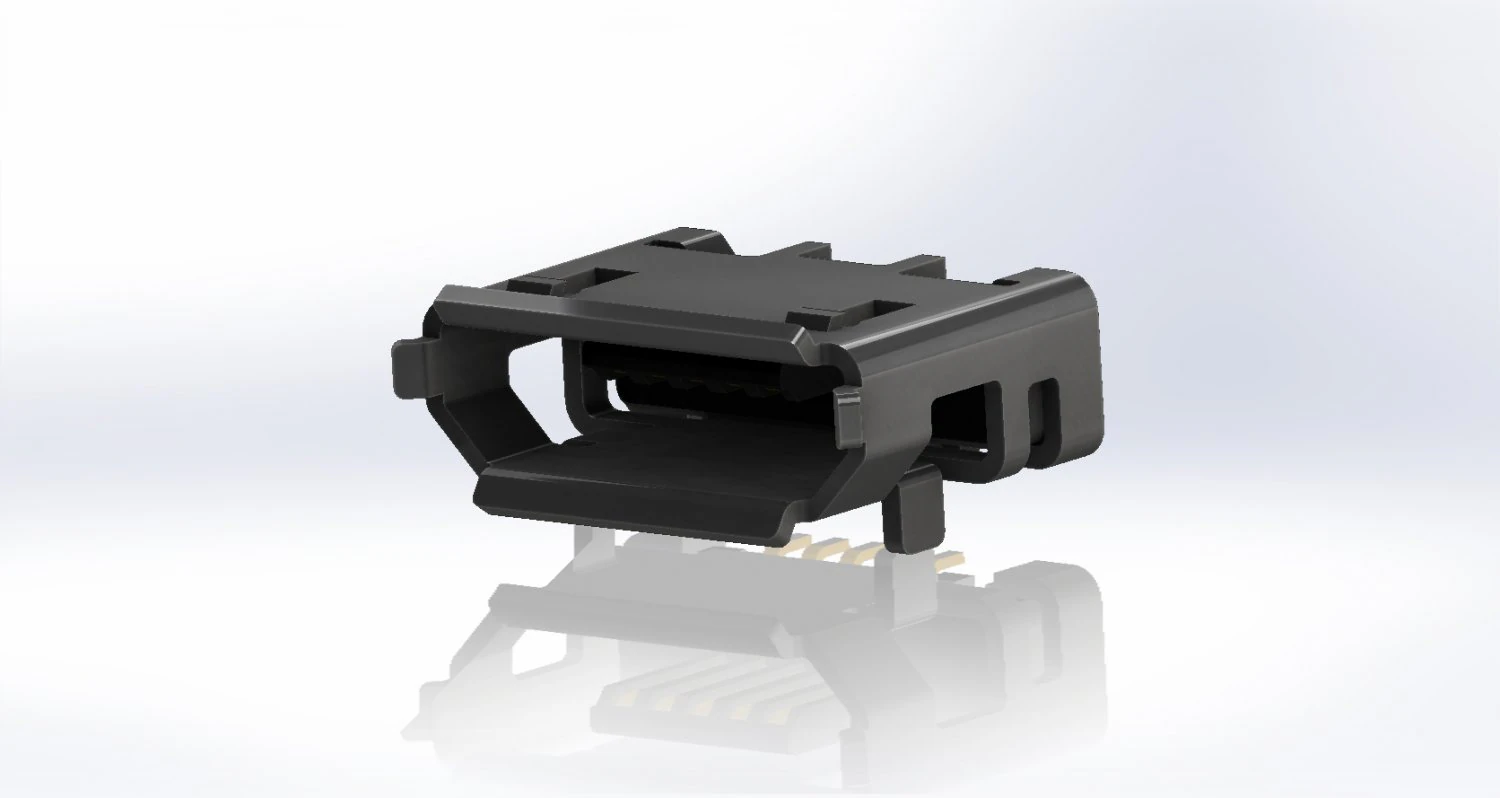 micro usb port 3D Model .c4d .max .obj .3ds .fbx .stl .blend 