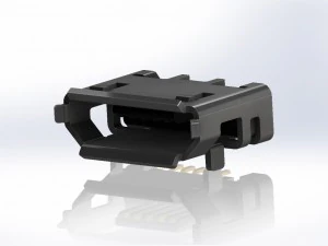 micro usb port 3D Model