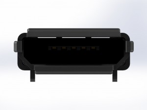 micro usb port Modelo 3D