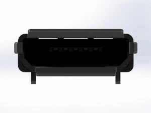 micro usb port 3D Model