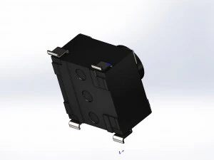 high quality smd button 3D Model