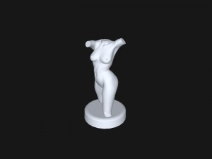 sculptural torso 3D 프린트 모델