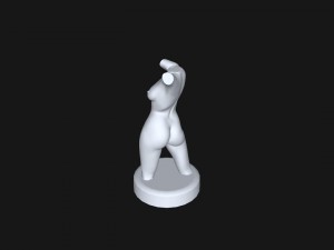 sculptural torso Model Cetak 3D