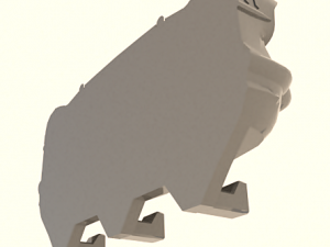 chevy keychain Model Cetak 3D