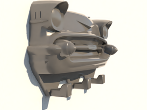 chevy keychain Model Cetak 3D