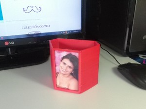 pencil pot photo holder 3D 打印模型