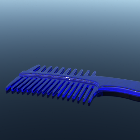 comb 3D Print Model .c4d .max .obj .3ds .fbx .stl .blend 