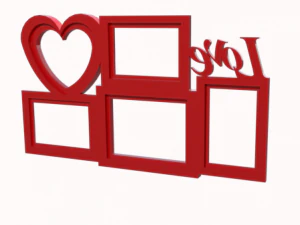 marco de fotos Modelo de impresión 3D