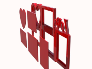 marco de fotos Modelo de impresión 3D