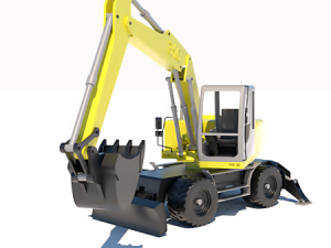 bulldozer 3D Baskı Modeli