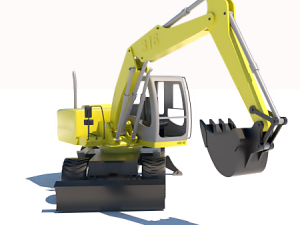 bulldozer 3D Baskı Modeli