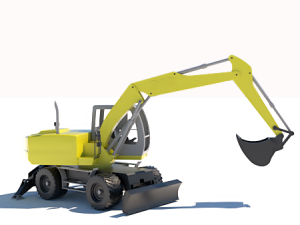 bulldozer 3D Baskı Modeli
