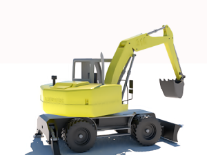 bulldozer 3D Baskı Modeli