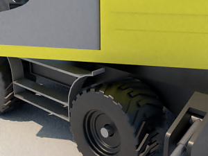 bulldozer 3D Baskı Modeli