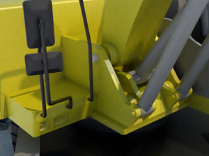 bulldozer 3D Baskı Modeli