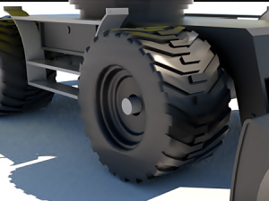 bulldozer 3D Baskı Modeli