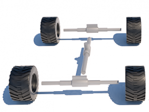 bulldozer 3D Baskı Modeli