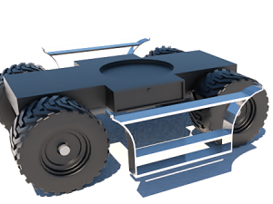 bulldozer 3D Baskı Modeli