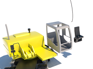 bulldozer 3D Baskı Modeli