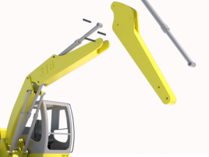 bulldozer 3D Baskı Modeli
