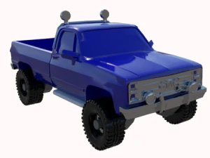 gmc sierra truck 3D Print Model
