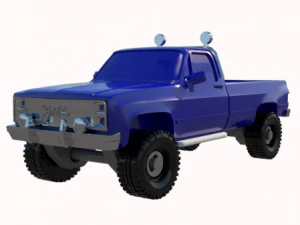 gmc sierra truck 3D Print Model