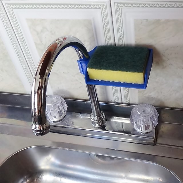 sponge holder 3D Принт Модель .c4d .max .obj .3ds .fbx .stl .blend 