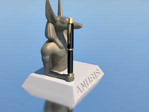 pen holder anubis 3D Print Model