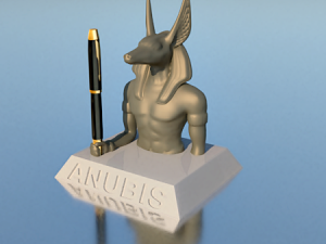pen holder anubis Model Cetak 3D