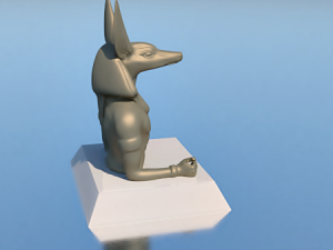 pen holder anubis Model Cetak 3D