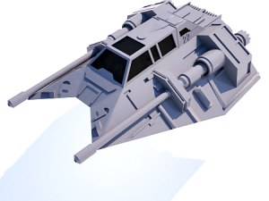 ship t-47 star wars 3D Принт Модель