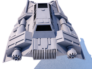 ship t-47 star wars 3D Принт Модель