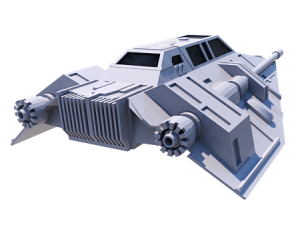 ship t-47 star wars 3D Принт Модель