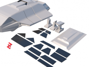 skyfighter Modelo de Impressão 3D