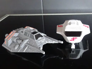 skyfighter - t-47 3D Print Model